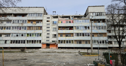Sprādzienā cietusī ēka Bauskas ielā 15. Sprādzienā cietusī ēka Bauskas ielā 15.