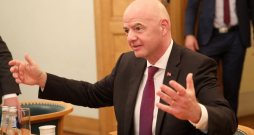 FIFA prezidents Džanni Infantīno. FIFA prezidents Džanni Infantīno.